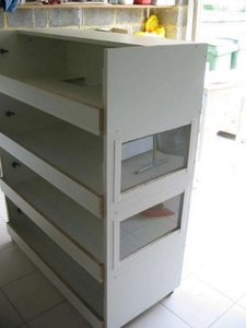 Raam in plexi